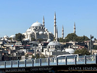 The Blue mosque from the water