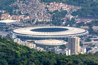 The Maracana Olympic stadium, now abandoned