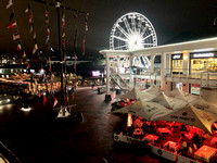 Victoria & albert waterfront at night